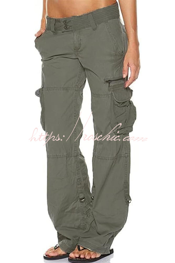 Women's Tactical Active Loose Multi-Pockets Cargo Pants