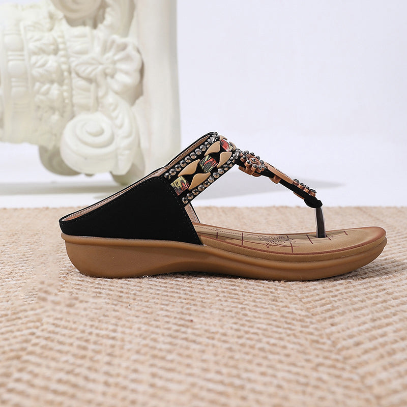 Bohemian Summer Fashion Beach Flat Slippers