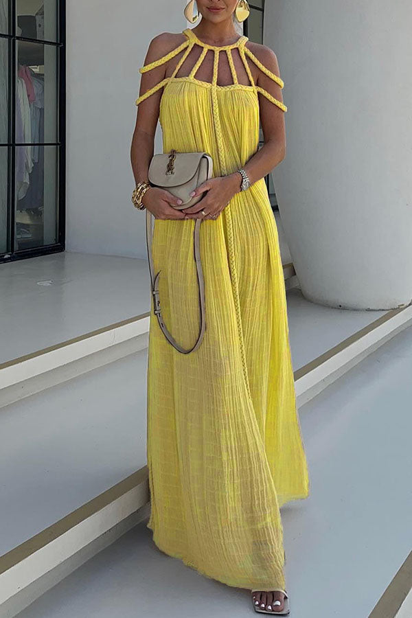 chinese dress ladies Aura Royal Blue Linen Drape Dress: Elevate Your Style with Regal  Sophistication