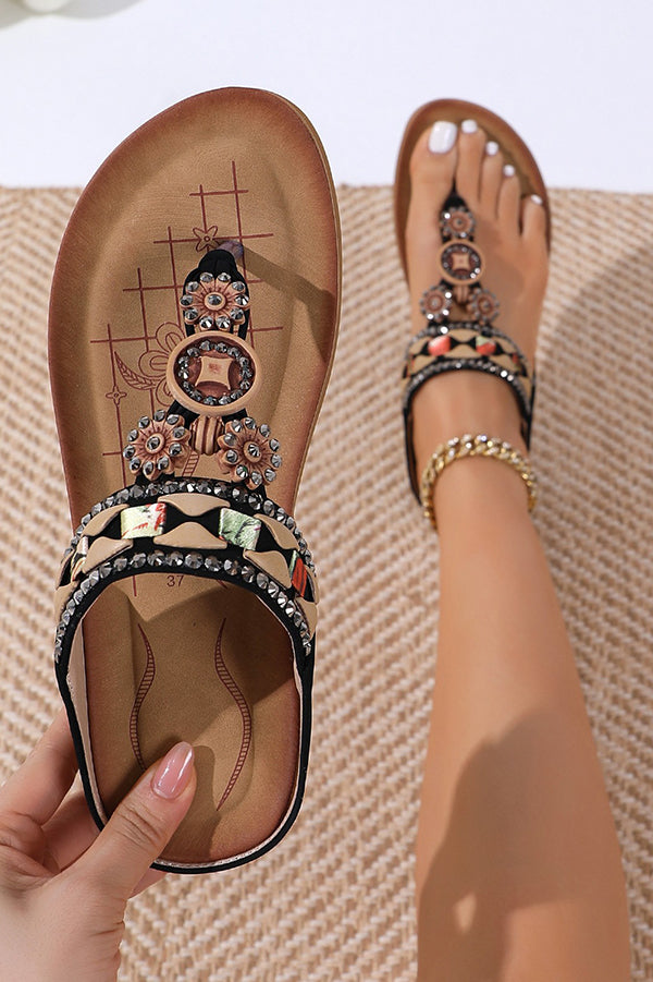 Bohemian Summer Fashion Beach Flat Slippers