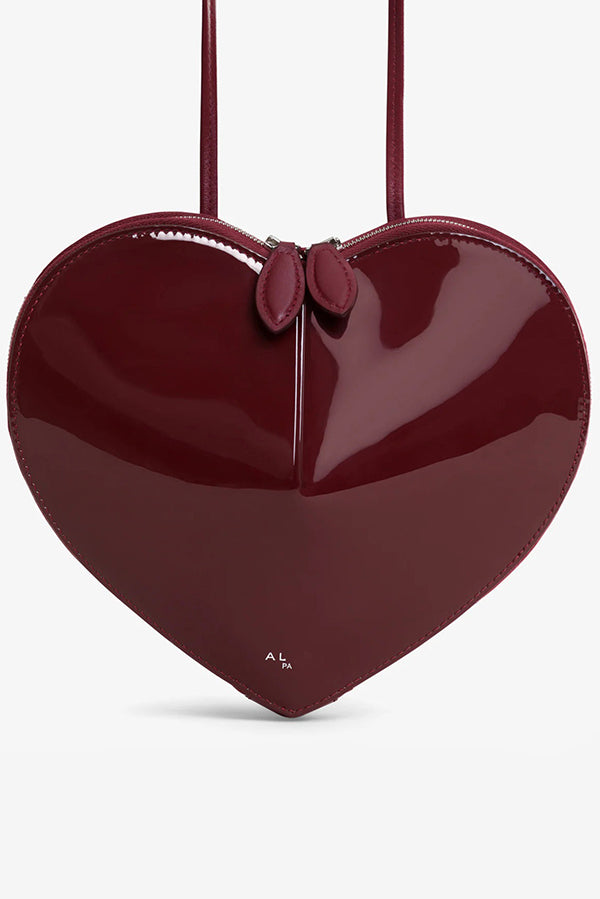 Fashionable Heart Genuine Leather Shoulder Crossbody Bag