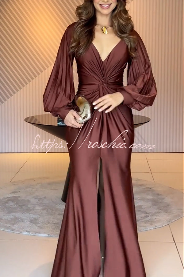 raise a toast satin maxi dress Raise A Toast Satin Maxi Dress