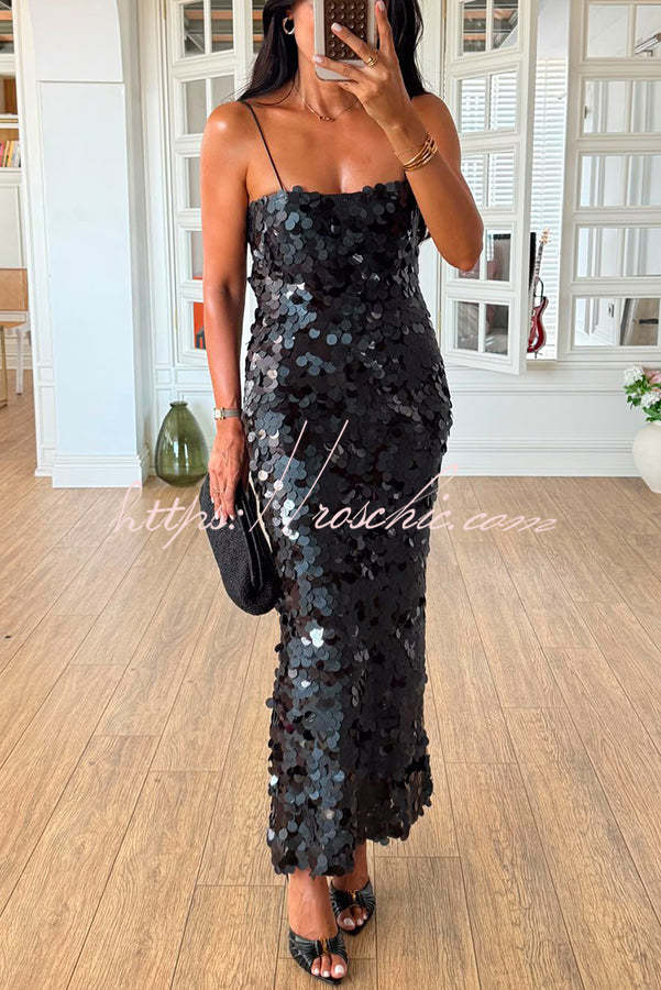 center of attention sequins dress Center of Attention Sequins Dress Silver, XS Ellae Lisque - Perfect Lace Dress for Birthdays & Events