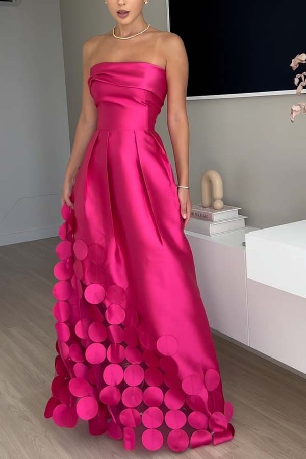 pink polka dot off the shoulder dress Women's Baby Pink Polka Dot Textured Bardot Shift Dress