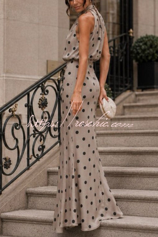 parisian satin dress Paris Satin Dress