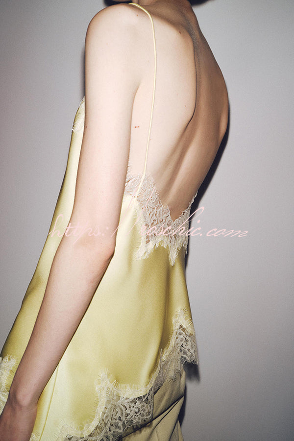 Sexy Lace Backless Camisole Top