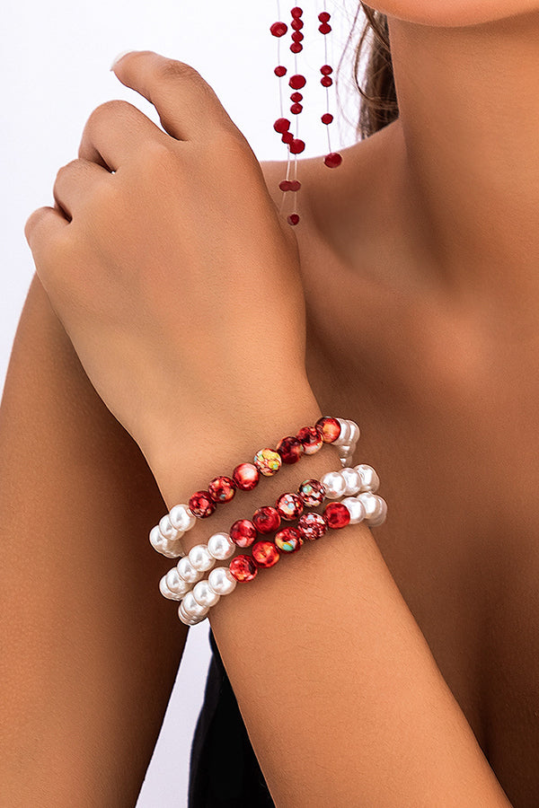 Halloween Gothic Blood Drop Pearl Jewelry