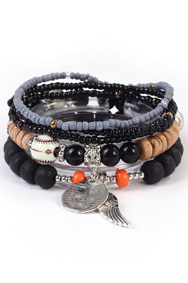 Stylish Bohemian Multi-Layer Elastic Beaded Bracelet