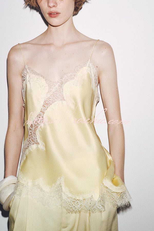 Sexy Lace Backless Camisole Top