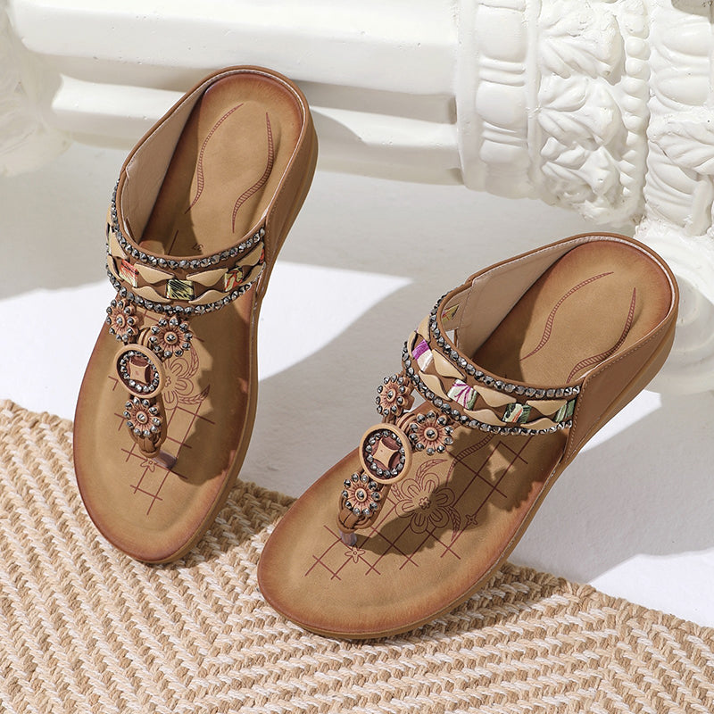 Bohemian Summer Fashion Beach Flat Slippers