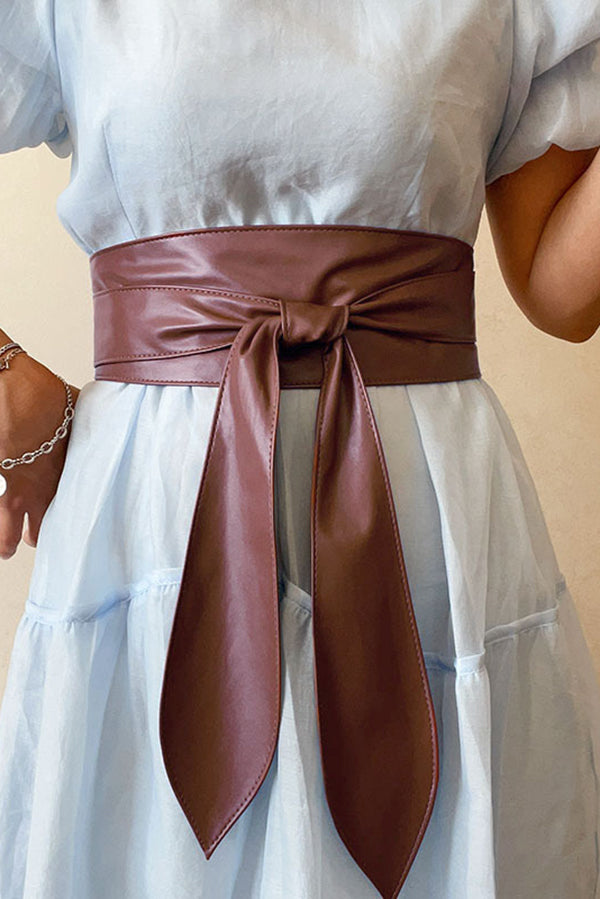 Fashionable Wide Waist Belt