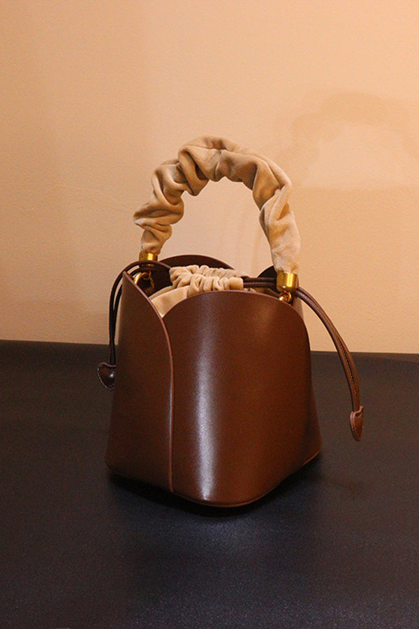 Luxury Petal-shaped Bucket Bag