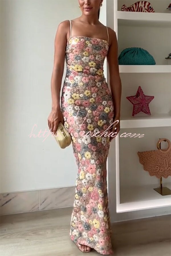 floral print sequin dress SHORT SEQUIN FLORAL PRINT A-LINE DRESS BY ANDREA & LEO COUTURE A1347 Bridal Hive
