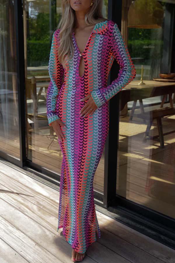 the eleanora long sleeve maxi shirt dress Vestido Maxi Eleanor Shirt - Blanco