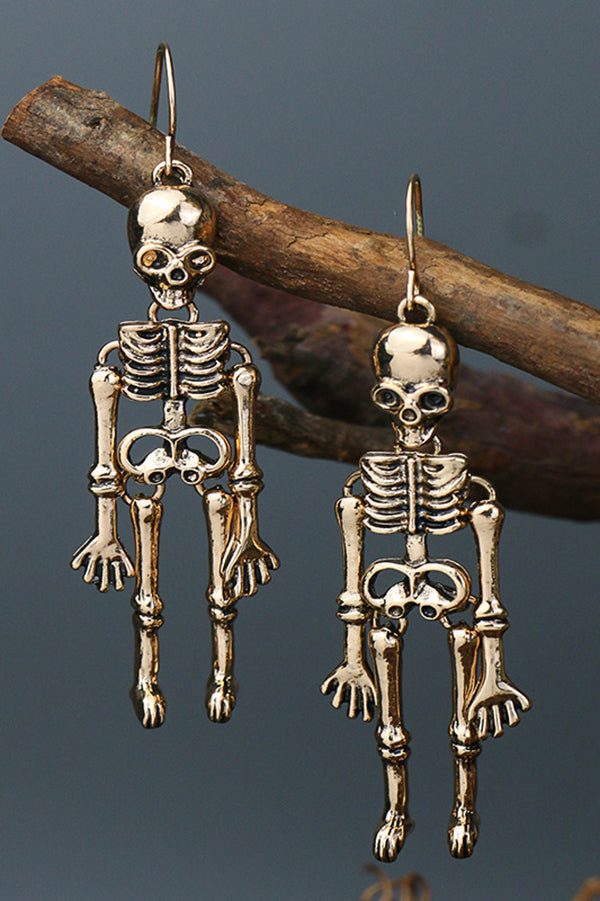 Halloween Dark Style Skull Earrings