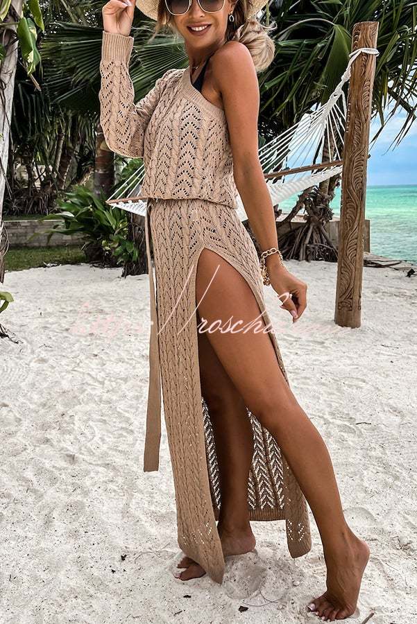 Lover of The Sea Knit Crochet Cover-Up