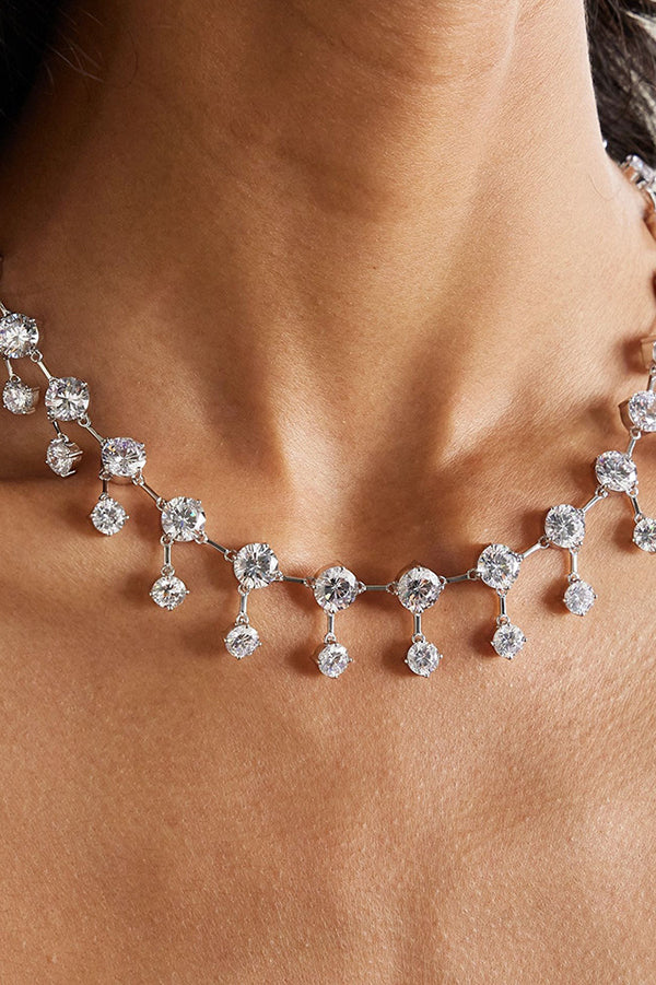 Fashion Rhinestone Clavicle Necklace