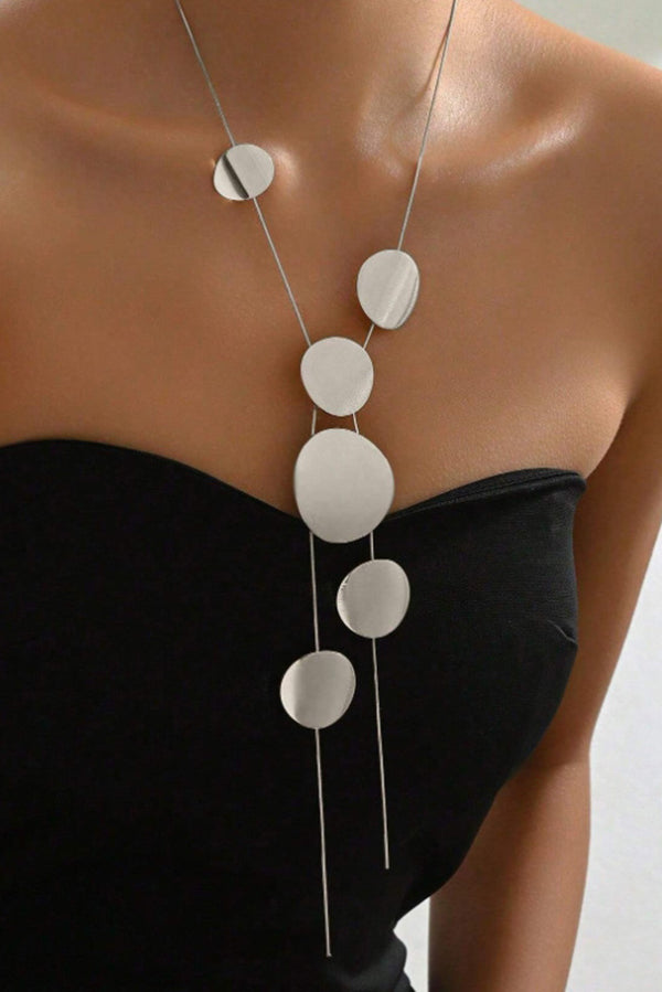 Fashionable Hollow Geometric Necklace