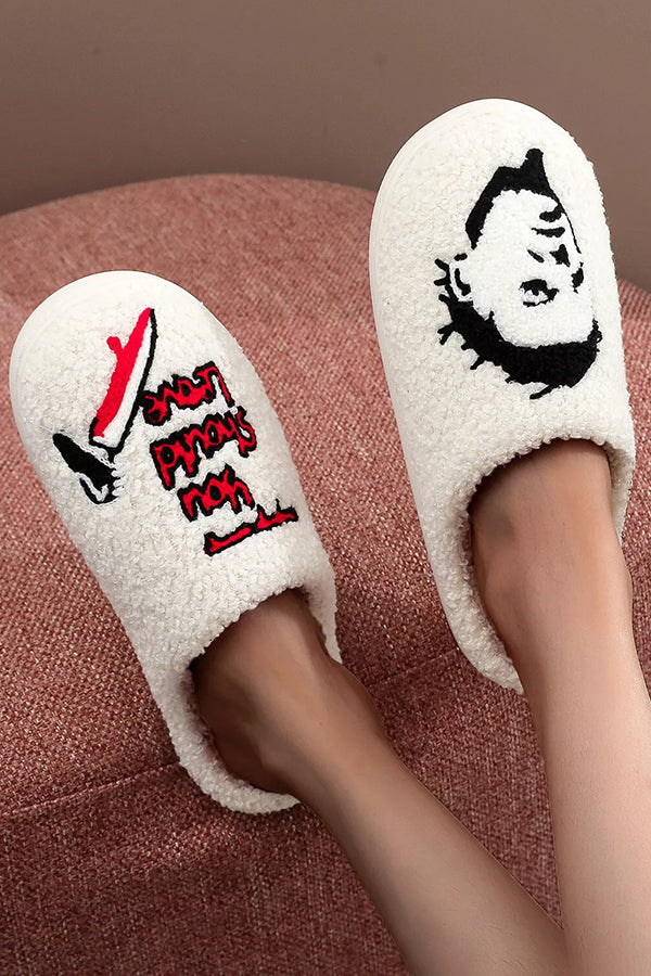 Halloween Home Warm Cotton Slippers