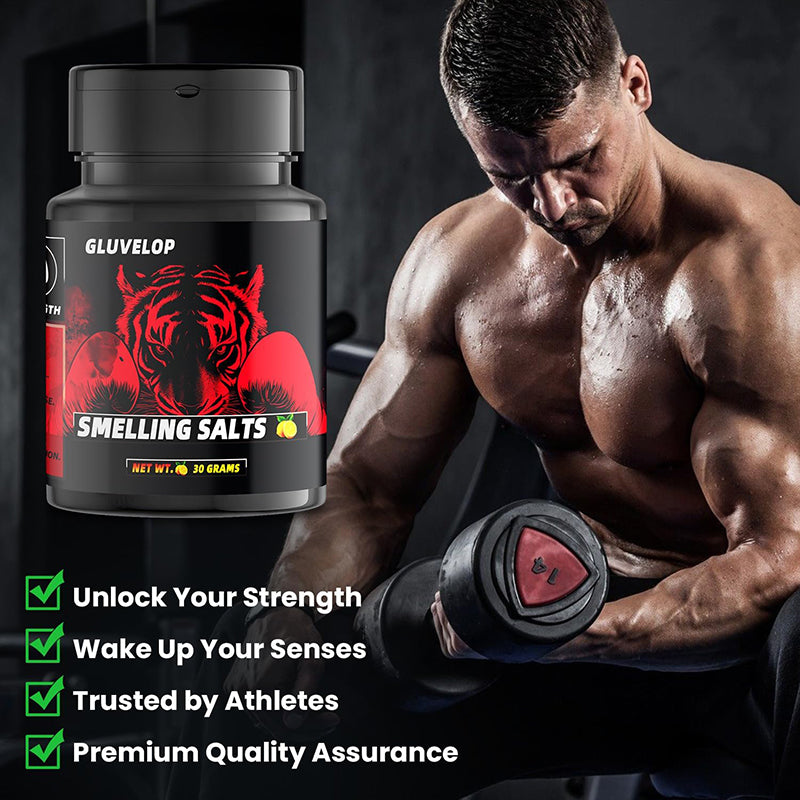 Smelling Salts for Athletes, Instant Energy, Salts for Athletes in Hockey, Weightlifting and Powerlifting, Focus and Motivation, Potent Smelling Salt Formula