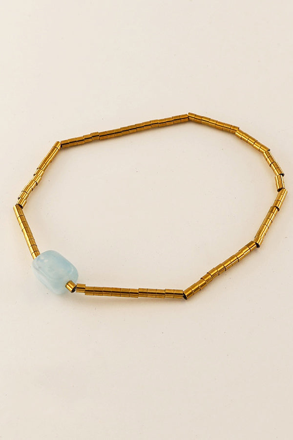 Fashion Crystal Beaded Hand-woven Bracelet