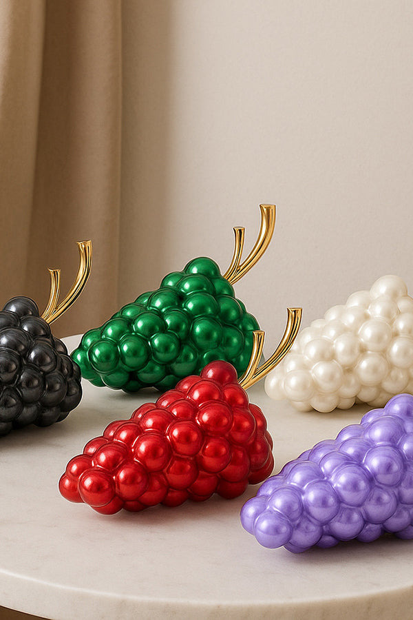 Simple Acrylic Grape-shaped Clutch