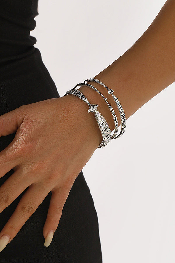 Retro Style Multi-layered Fish Shape Bracelet