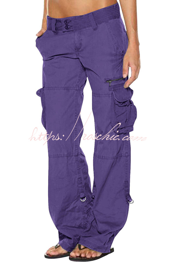 Women's Tactical Active Loose Multi-Pockets Cargo Pants