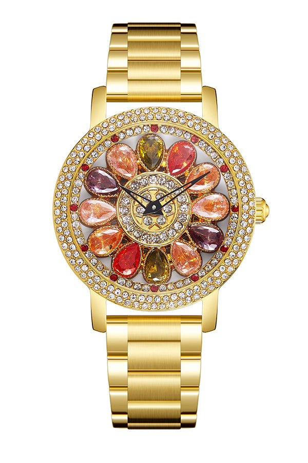 Fashionable Diamond-studded Elegant Quartz Watch – roschic display picture 2
