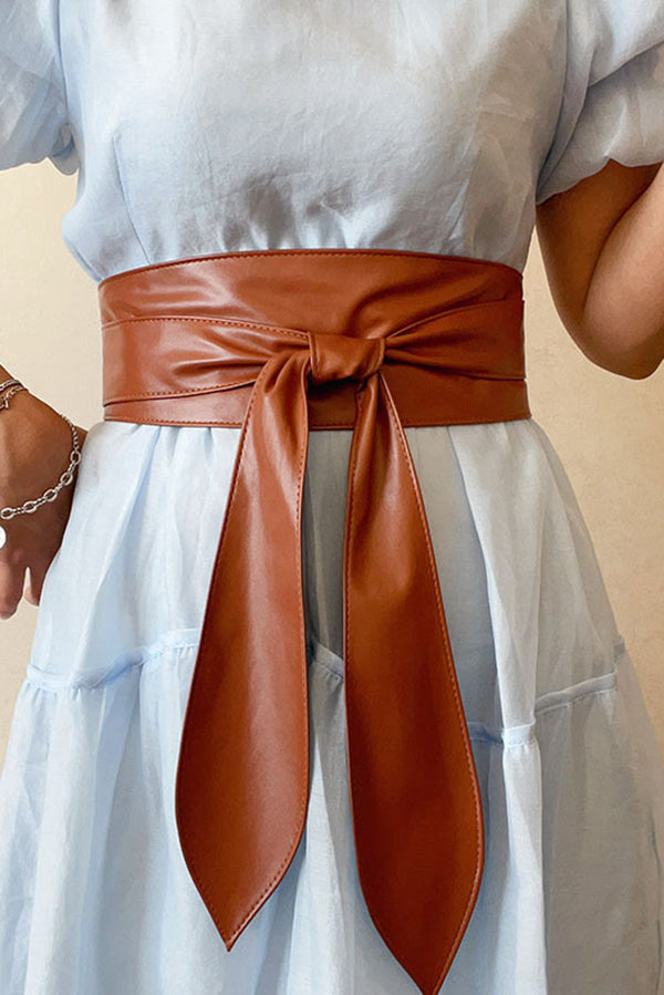 Fashionable Wide Waist Belt