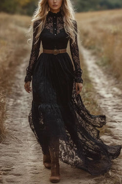 chinese dress ladies Sexy Hollow Out Backless Knitted Dress Fashion Women Long Sleeve Lace Up Mix Dresses 2023 Female Elegant Beach Holiday Robes main image 0