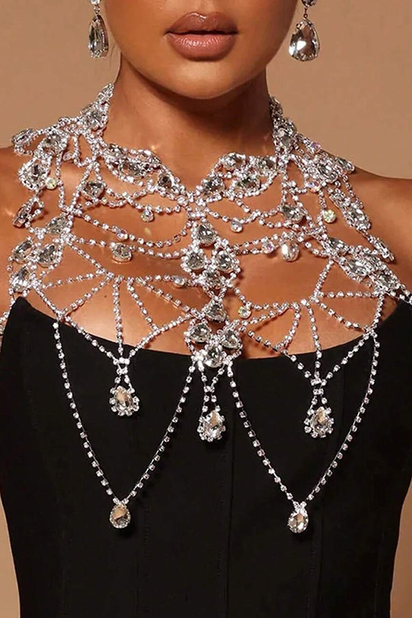 Luxury Rhinestone Multi-layer Fashion Necklace