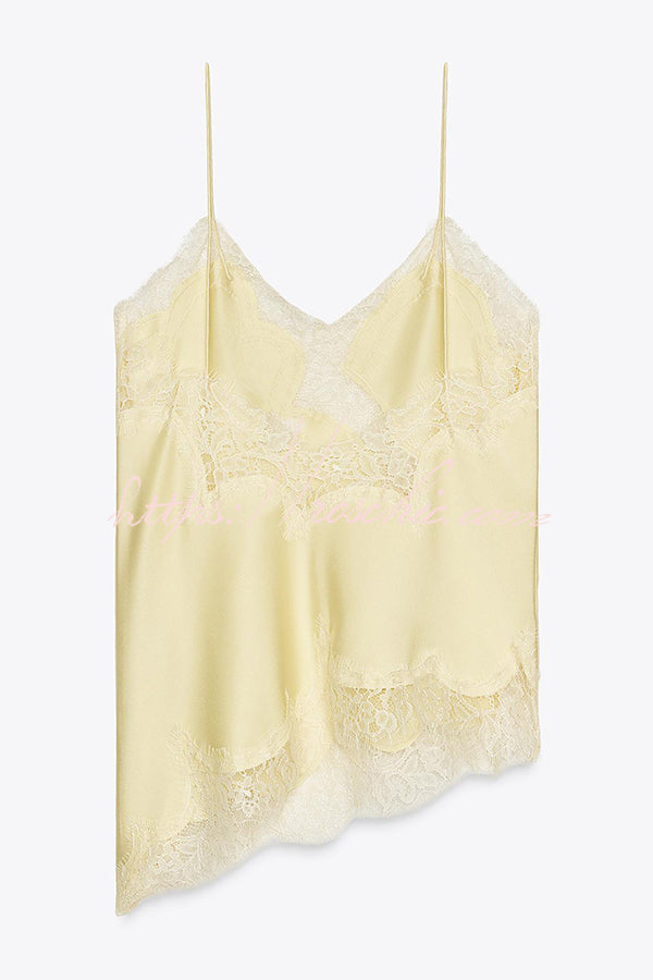 Sexy Lace Backless Camisole Top