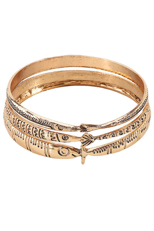 Retro Style Multi-layered Fish Shape Bracelet