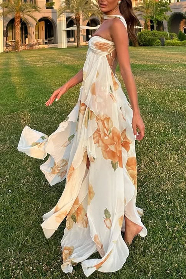 starfish maxi dress Floral Bardot Crystal Starfish Maxi Dress Turquoise