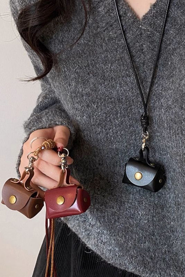 Small and Cute Pendant Storage Bag Necklace