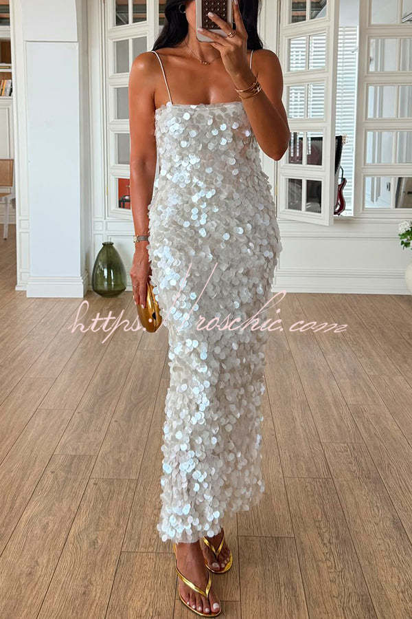 center of attention sequins dress Center of Attention Sequins Dress Red, L Ellae Lisque - Perfect Lace Dress for Birthdays & Parties