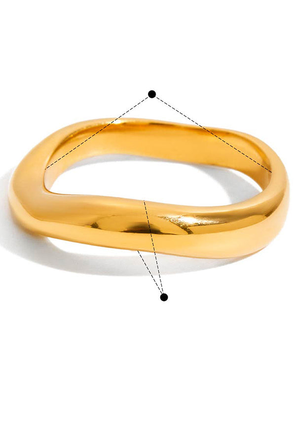 Fashion Stainless Steel Zircon Ring