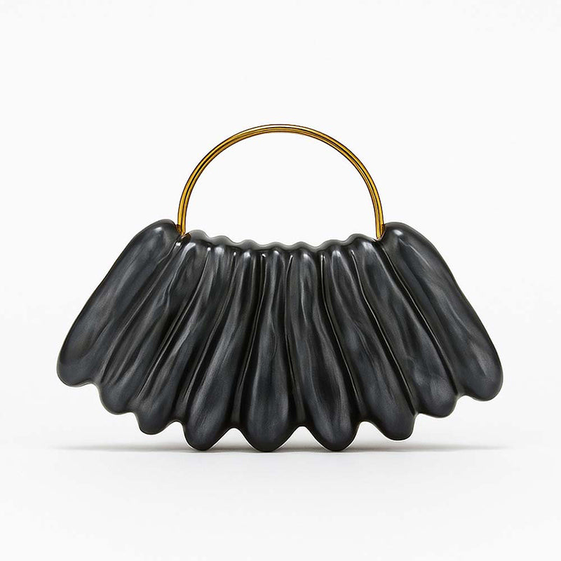 Simple Acrylic Wave-shaped Clutch Bag