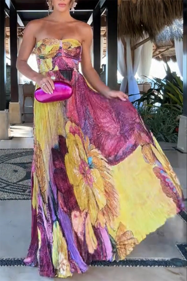 bold floral maxi dress Plus Size Floral Maxi Dress | Love Marlow Sioux Falls L / Hunter Green | Stone