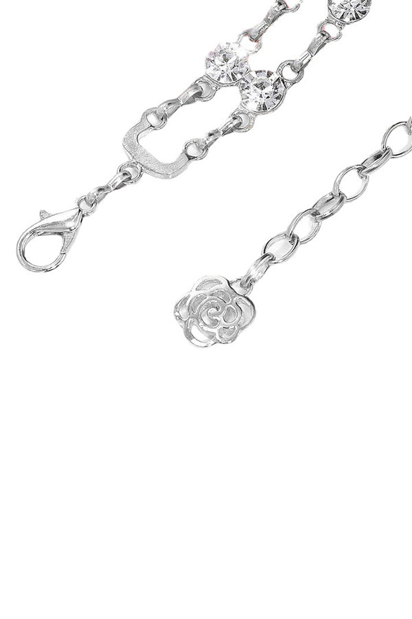 Alfred Rhinestone Chain Belt