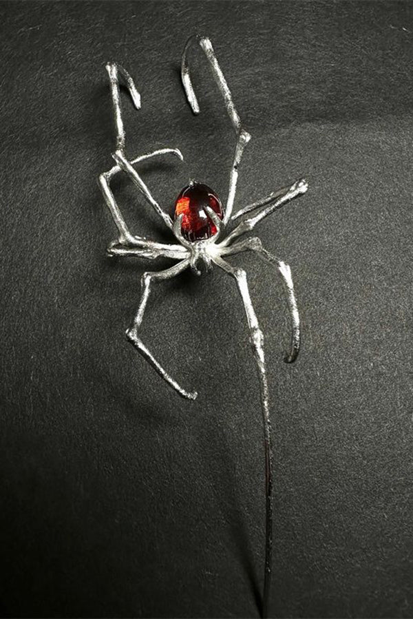Halloween Punk Spider Earrings