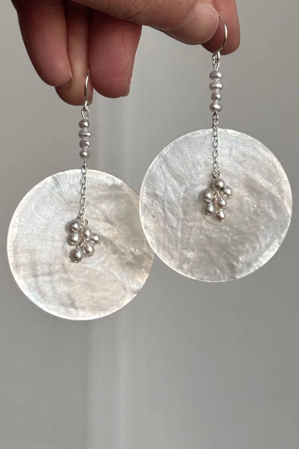 Light Luxury Pearl Pendant Earrings