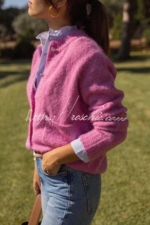 Falling for You Knit Long Sleeve Pocket Relaxed Cardigan