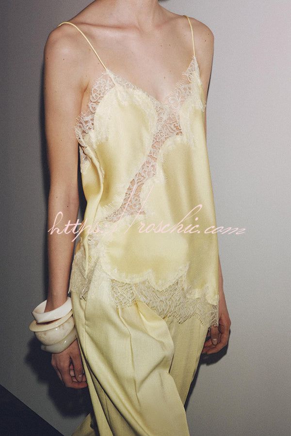 Sexy Lace Backless Camisole Top