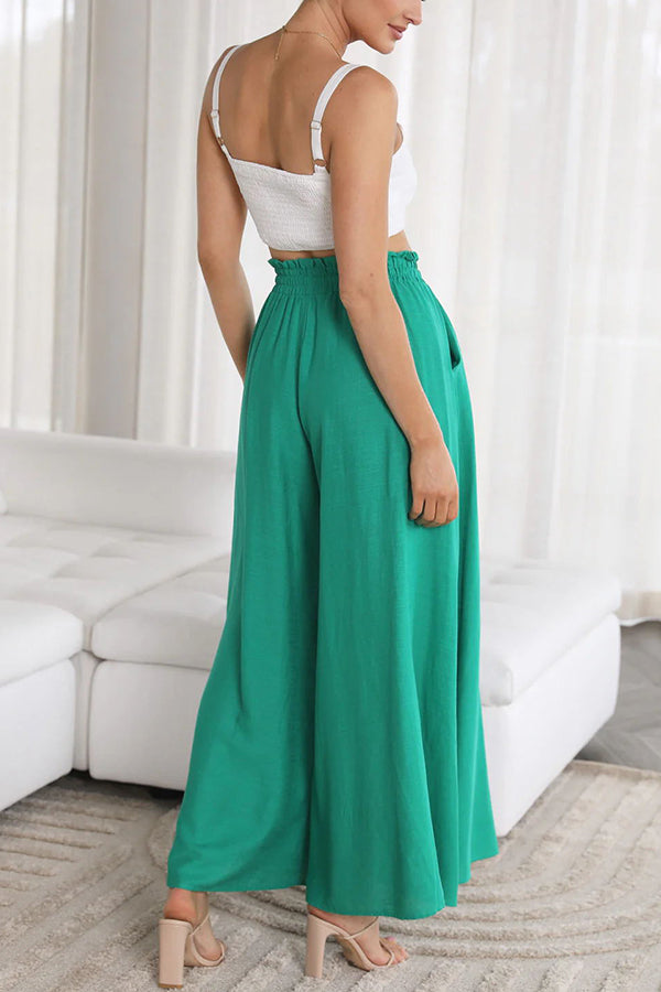 Full of Dreams Pocketed Wide Leg Pants