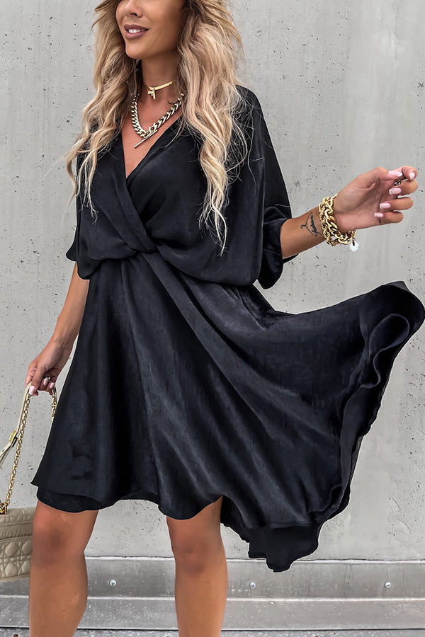 batwing satin dress Buy Six Stories Green Plunge Batwing Satin Flower Girl Dress from Next USA