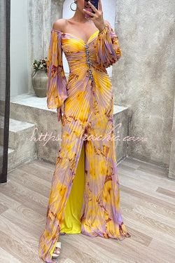 serenade silk maxi dress The Serenade Silk-Blend Choker Kaftan Maxi Dress 26YEARSOLD