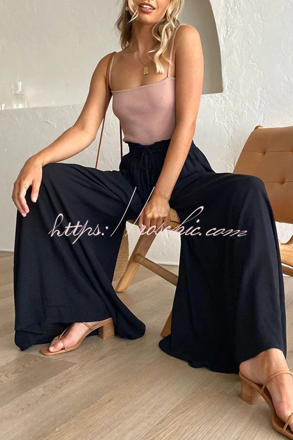 Full of Dreams Pocketed Wide Leg Pants