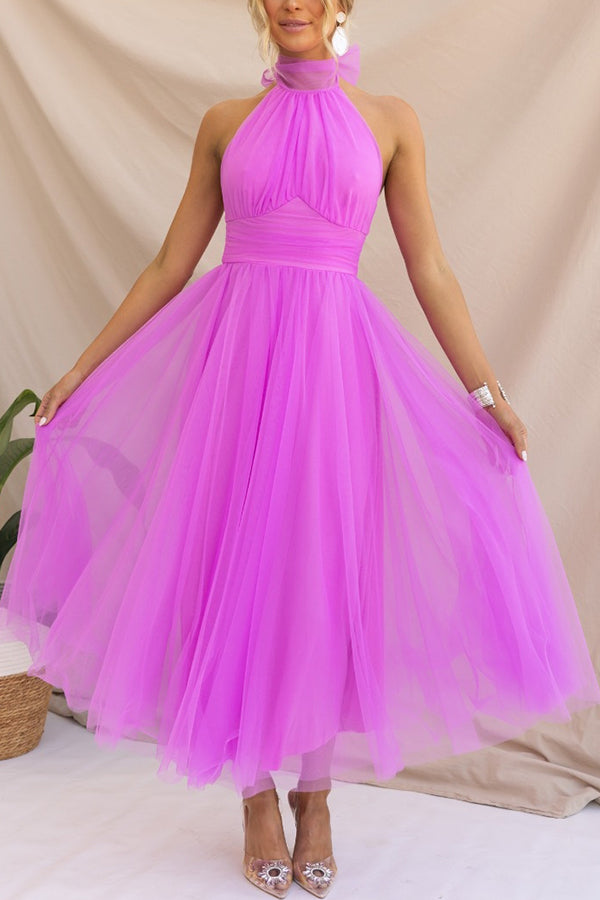 Easter Dresses Purple Sweet Solid Backless Halter A Line Wedding Party Guest Dress(Purple/S)Purple Sweet Solid Backless Halter A Line Formal Party Easter Dresses Purple Sweet Solid Backless Halter A Line Wedding Party Guest Dress(Purple/S)Purple Sweet Solid Backless Halter A Line Formal Party